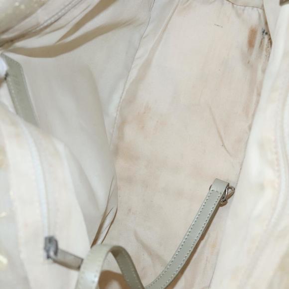 CHANEL New travel line Tote Bag Canvas Beige CC Auth BD439 - Picture 10 of 16